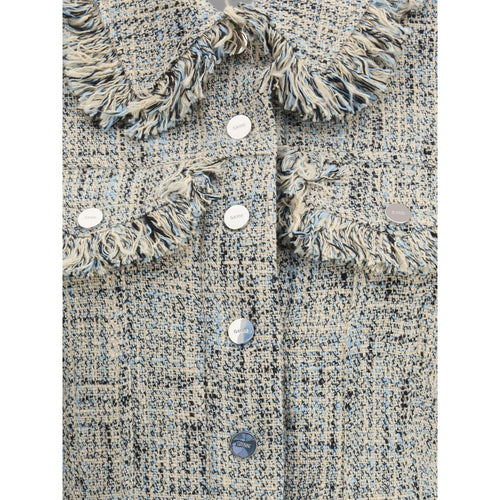 Ganni Baumwollmantel in Multicolor