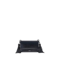 Jil Sander Black Calfskin Bos Taurus Shoulder Bag