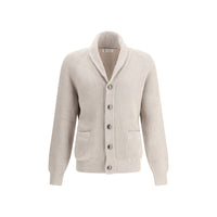 Brunello Cucinelli Beiger Baumwoll-Cardigan
