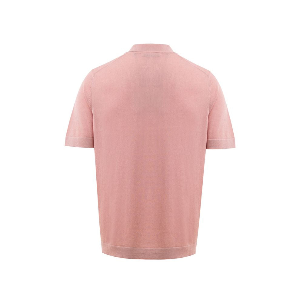 Gran Sasso Rosa Baumwoll-Poloshirt
