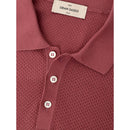 Gran Sasso Rotes Baumwoll-Poloshirt