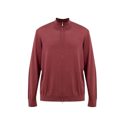Gran Sasso red silk T-shirt