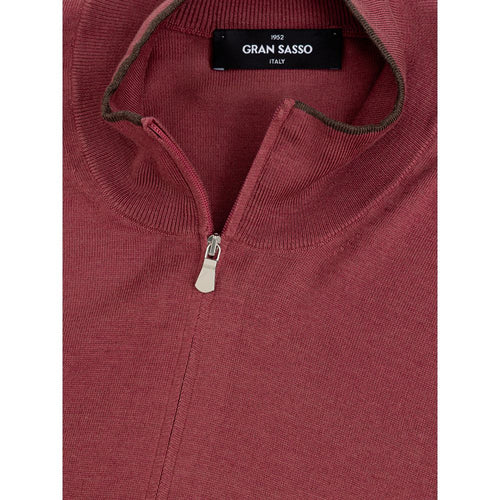 Gran Sasso red silk T-shirt