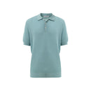 Gran Sasso Blue Cotton Polo Shirt