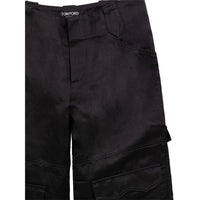Tom Ford Schwarze Viskose Cargo-Hose