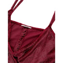 Lardini Cocktailkleid aus Polyester in Bordeauxrot