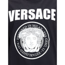 Versace Schwarzes Baumwoll-T-Shirt