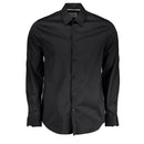 Guess Jeans Schwarzes Baumwollhemd