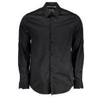 Guess Jeans Schwarzes Baumwollhemd