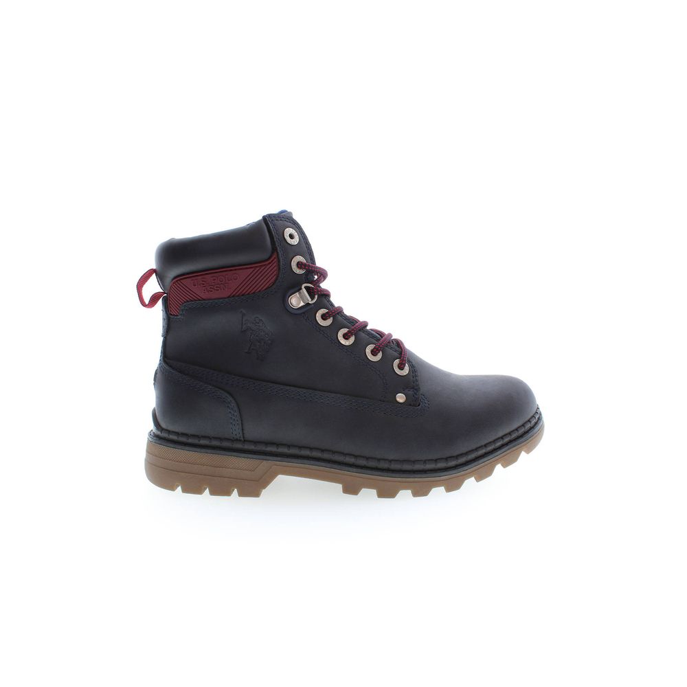 U.S. POLO ASSN. Blauer Polyester-Stiefel
