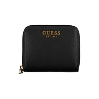 Guess Jeans Schwarzes Portemonnaie aus Polyethylen