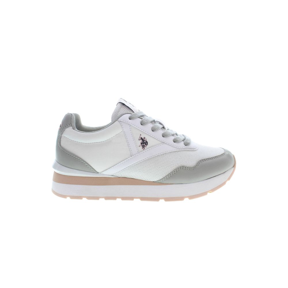 U.S. POLO ASSN. Sneaker aus weißem Polyester