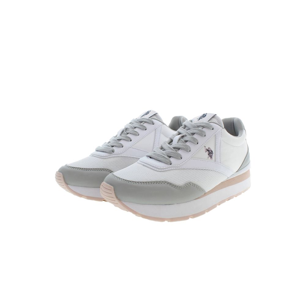 U.S. POLO ASSN. Sneaker aus weißem Polyester