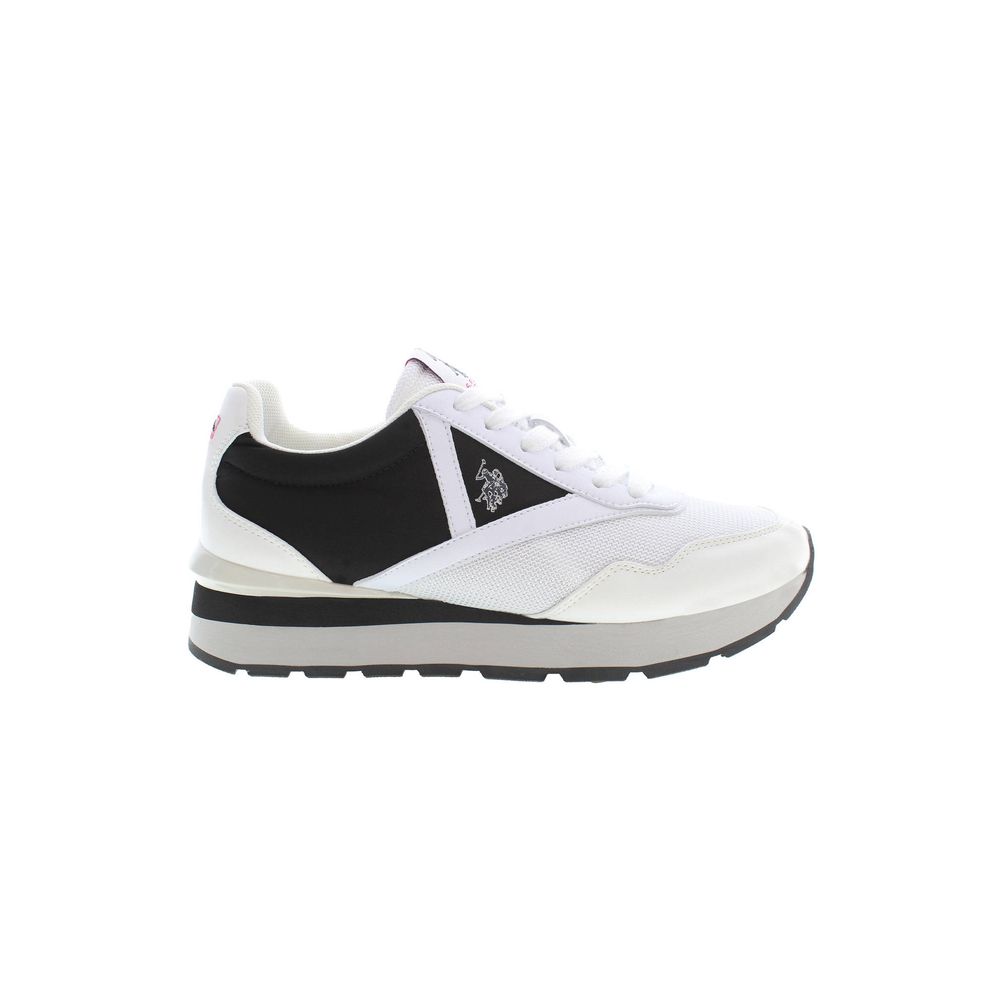 U.S. POLO ASSN. Sneaker aus weißem Polyester