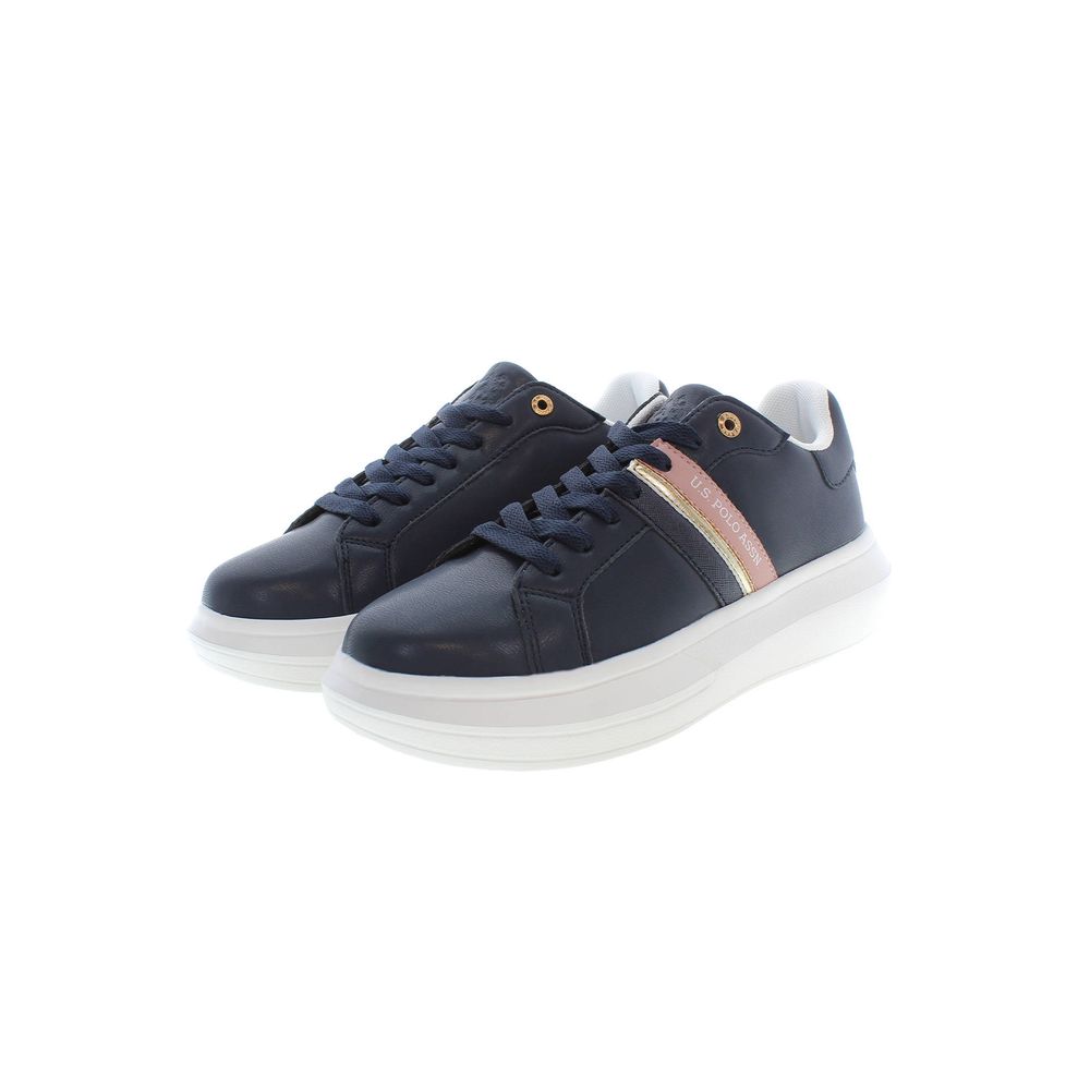 U.S. POLO ASSN. Blauer Polyester Sneaker