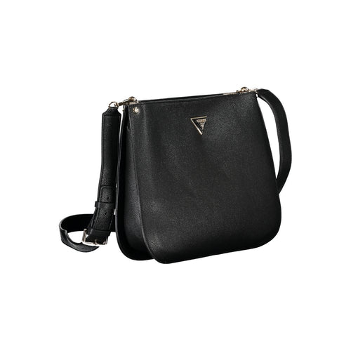 Guess Jeans Schwarze Polyethylen-Handtasche