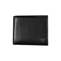 Guess Jeans Schwarzes Leder Portemonnaie