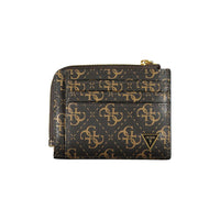 Guess Jeans Braunes Leder Portemonnaie