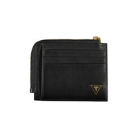 Guess Jeans Schwarzes Leder Portemonnaie