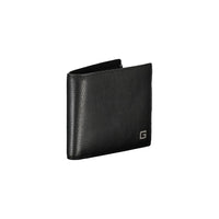 Guess Jeans Schwarzes Leder Portemonnaie