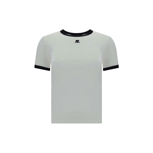 Courrèges White cotton t-shirt