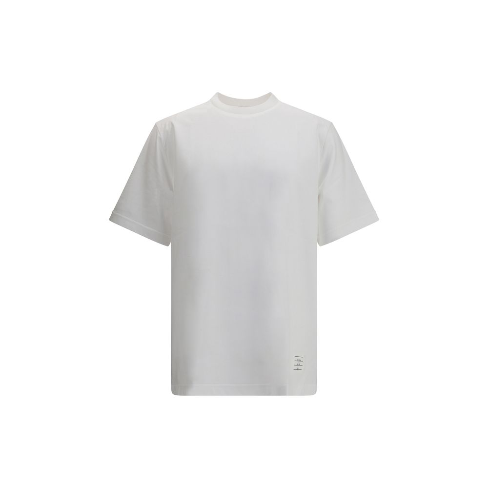 Thom Browne Weißes Baumwoll-T-Shirt