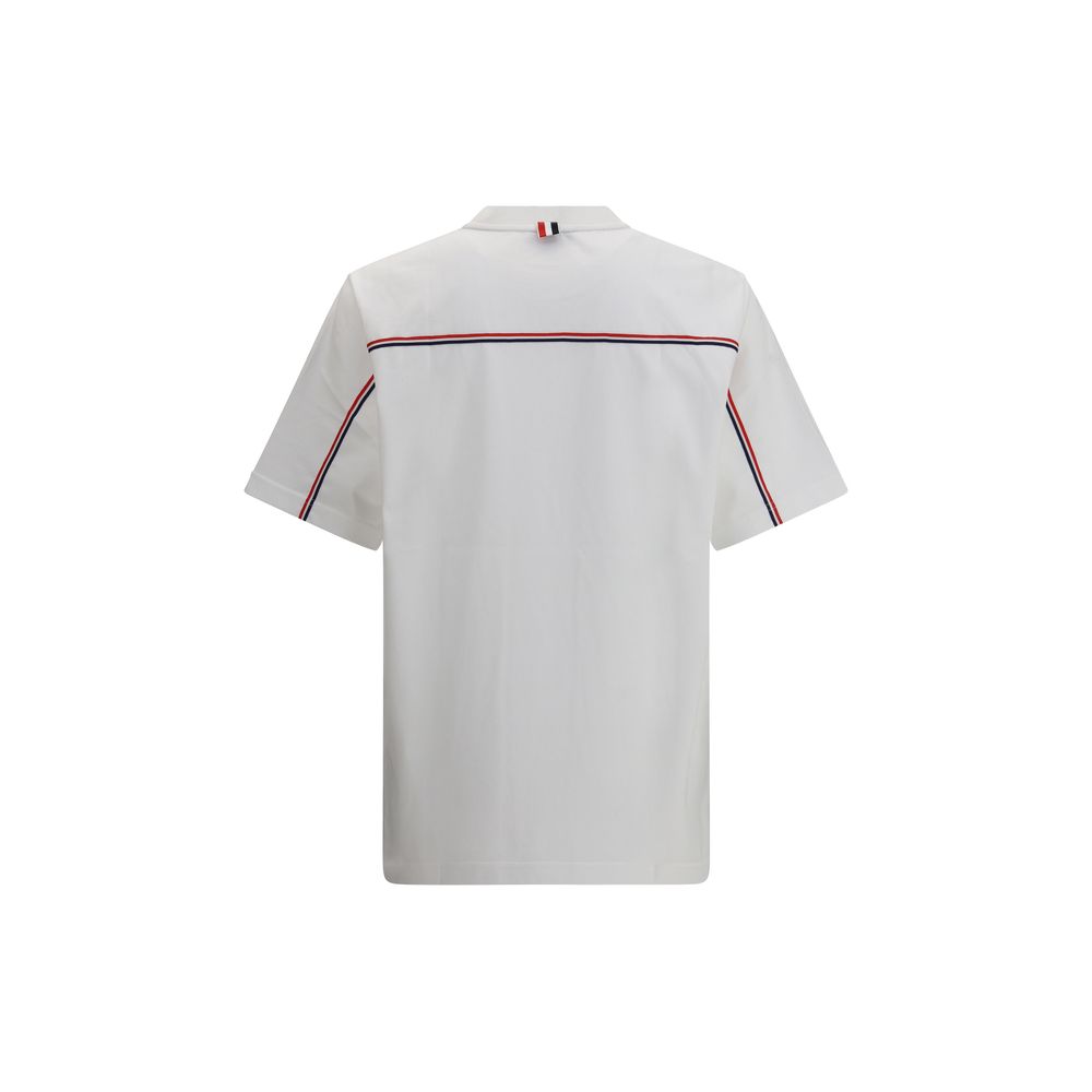 Thom Browne Weißes Baumwoll-T-Shirt
