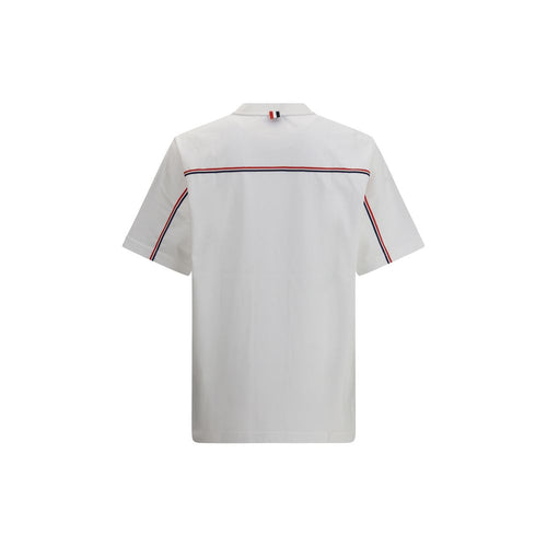 Thom Browne Weißes Baumwoll-T-Shirt