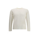 Thom Browne White Wool Fleece Sweatshirt