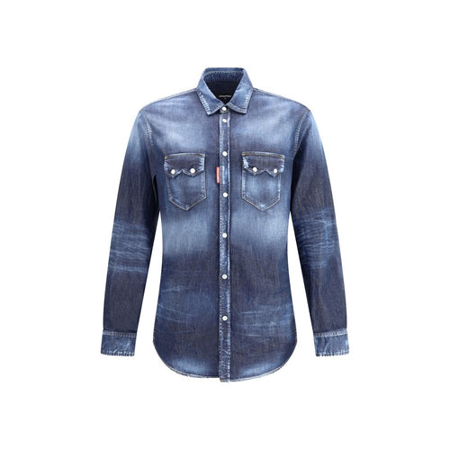 Dsquared² Blaues Jeanshemd