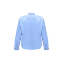 Prada Hellblaues Baumwoll-Hemd