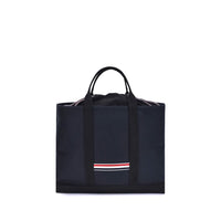 Thom Browne Handtasche aus Kalbshaut in Blau Bos Taurus