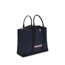Thom Browne Handtasche aus Kalbshaut in Blau Bos Taurus