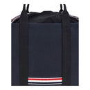 Thom Browne Handtasche aus Kalbshaut in Blau Bos Taurus