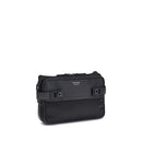 Ferragamo Schwarze Kalbshaut Bos Taurus Schultertasche