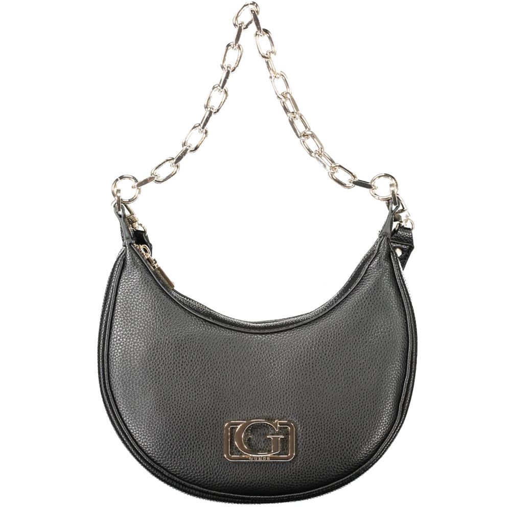 Guess Jeans Schwarz Polyethylen Frauen Handtasche