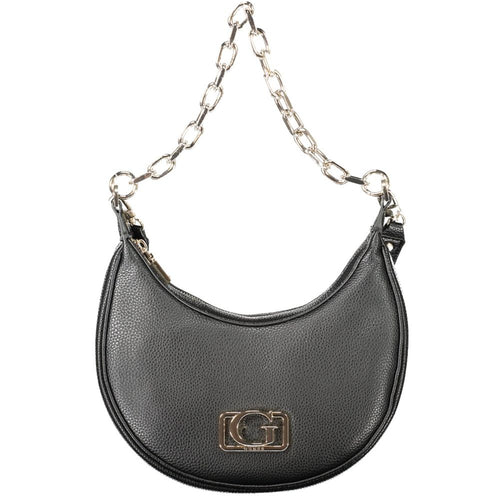 Guess Jeans Schwarz Polyethylen Frauen Handtasche