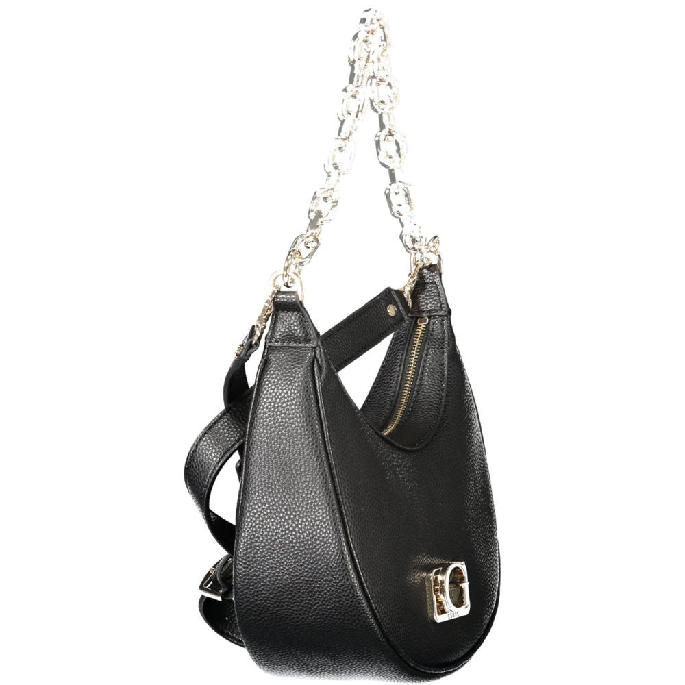 Guess Jeans Schwarz Polyethylen Frauen Handtasche
