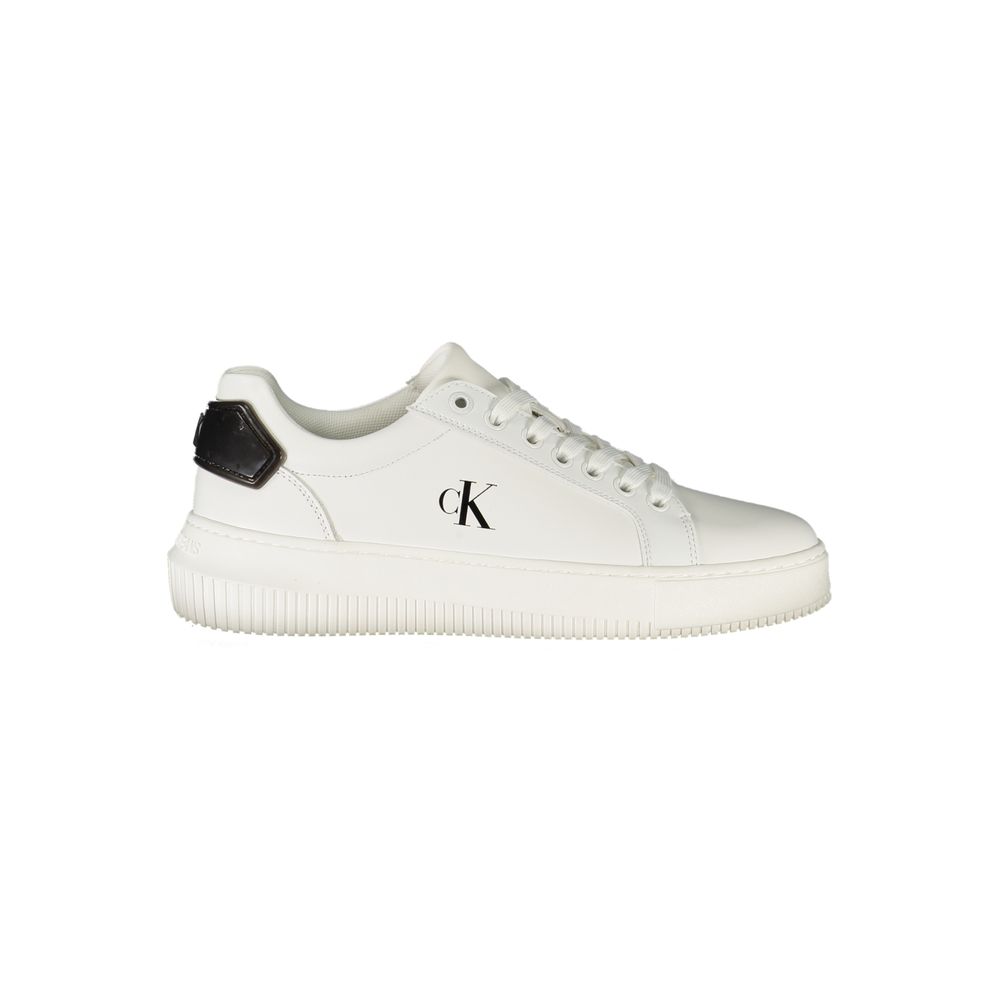 Calvin Klein Weißes Leder Damen Sneaker