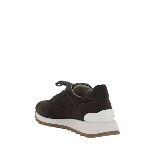 Brunello Cucinelli Black Rubber Platform Sneakers