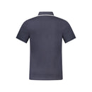 Hugo Boss Blaues Baumwoll-Poloshirt