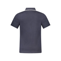 Hugo Boss Blaues Baumwoll-Poloshirt