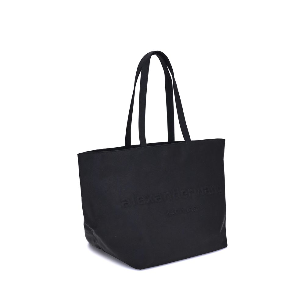 Alexander Wang Goldene Schultertasche aus Nylon