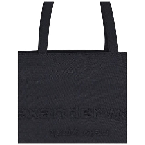 Alexander Wang Goldene Schultertasche aus Nylon