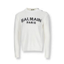 Balmain Logo-Pullover aus Baumwolle