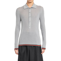 Gucci Pullover aus Kaschmir und Seide mit Rippenstrick