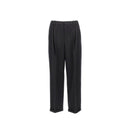 Saint Laurent Gestreifte Hose aus Kaschmir und Wollflanell 90'S
