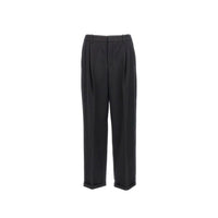 Saint Laurent Gestreifte Hose aus Kaschmir und Wollflanell 90'S