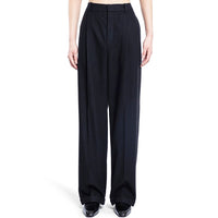 Saint Laurent Gestreifte Hose aus Kaschmir und Wollflanell 90'S