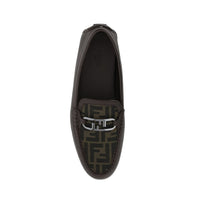 Fendi Monogramm-Loafer aus Leder